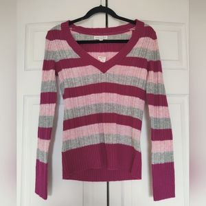 Aéropostale Soft Pink Striped Sweater